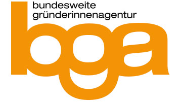 Logo der bundesweiten Gründerinnenagentur, bga.