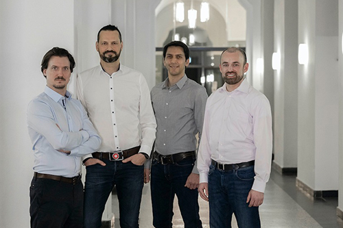 Porträt von Energ- Robotics-Team