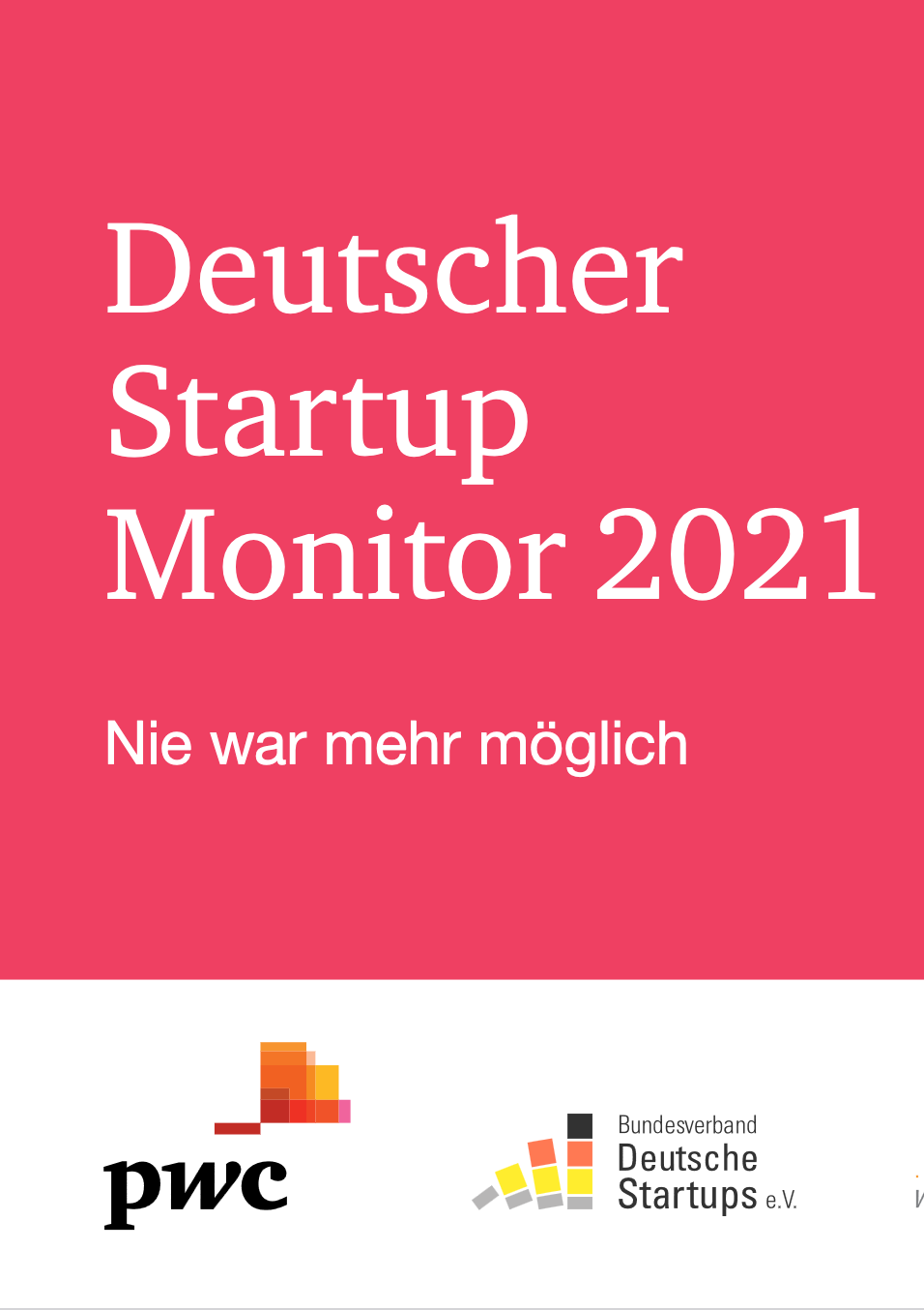 Titel Deutscher Startup Monitor Titel Deutscher Startup Monitor