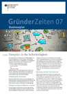 Titelblatt der GründerZeiten Nr. 07; Link zum PDF