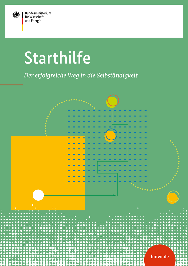 Deckblatt der Broschüre "Starthilfe: Der erfolgreiche Weg in die Selbständigkei"