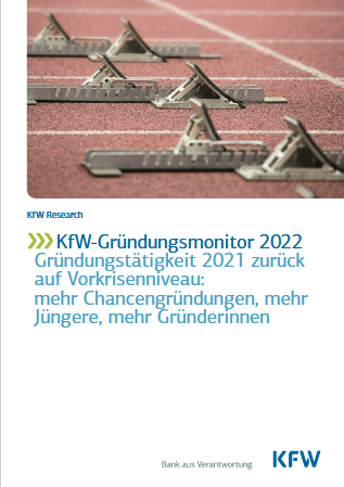 Titel KfW-Gründungsmonitor 2022 Titel KfW-Gründungsmonitor 2022