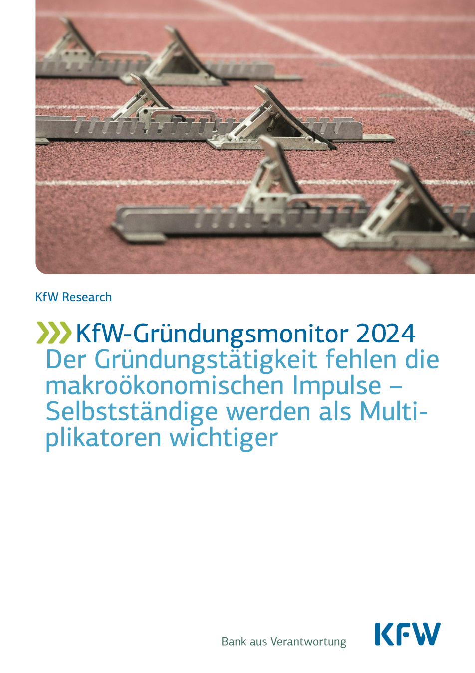 Titel KfW-Gründungsmonitor 2024 Titel KfW-Gründungsmonitor 2024