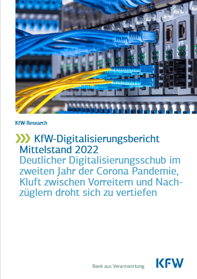 Titel KfW-Digitalisierungsbericht Mittelstand 2022