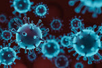 Mikroskopische Aufnahme vom Coronavirus Mikroskopische Aufnahme vom Coronavirus