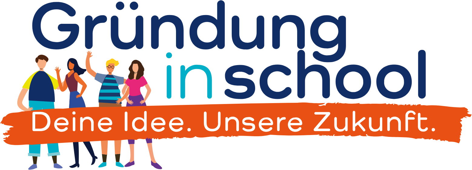 Logo Gründung in school Logo Gründung in school